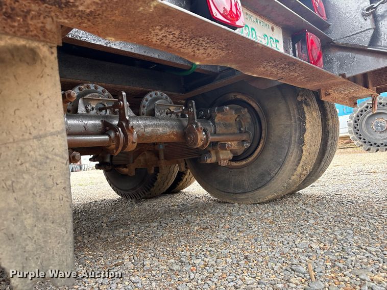 image for item EV2944 1945 Fruehauf drop deck equipment trailer