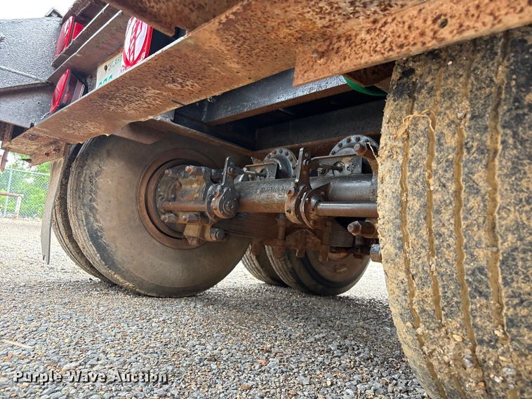 image for item EV2944 1945 Fruehauf drop deck equipment trailer