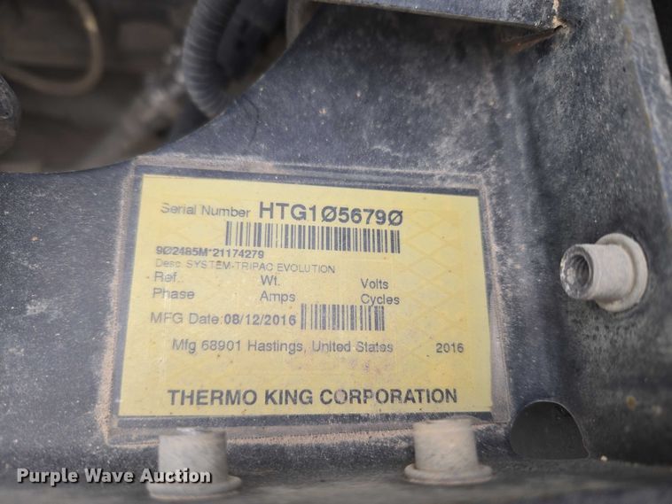 image for item EW0086 Thermo King Tripac Evolution auxiliary power unit