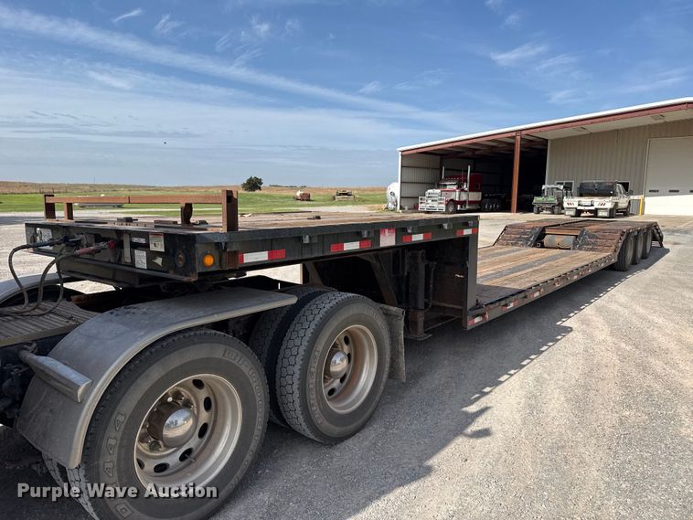 image for item EW4492 2011 Neville Built drop deck equipment trailer
