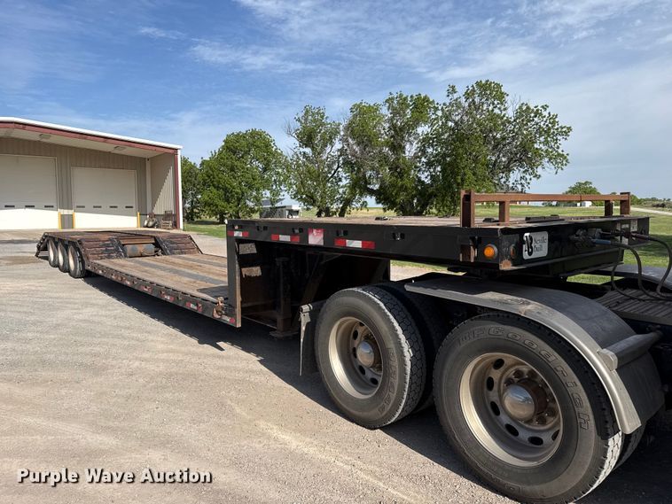 image for item EW4492 2011 Neville Built drop deck equipment trailer
