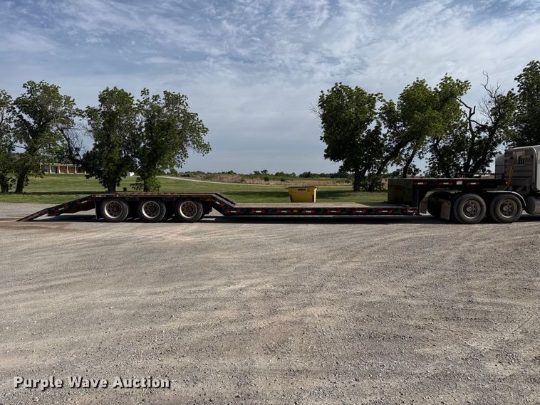 image for item EW4492 2011 Neville Built drop deck equipment trailer