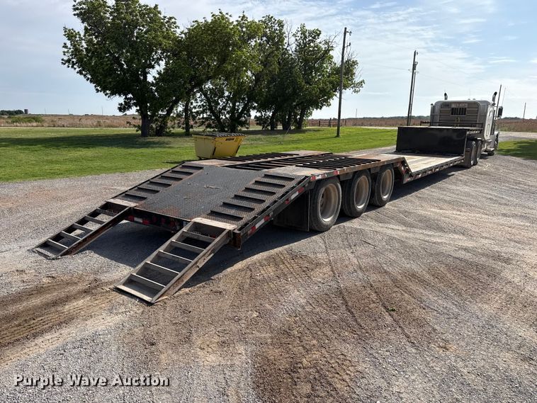 image for item EW4492 2011 Neville Built drop deck equipment trailer