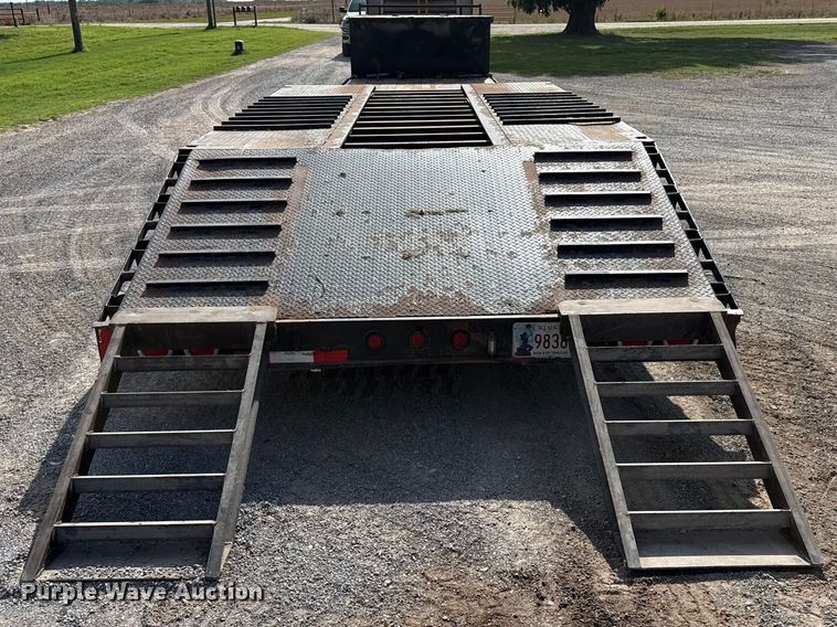 image for item EW4492 2011 Neville Built drop deck equipment trailer