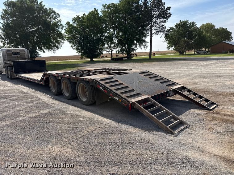 image for item EW4492 2011 Neville Built drop deck equipment trailer