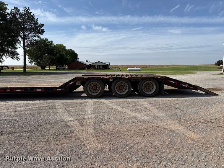 image for item EW4492 2011 Neville Built drop deck equipment trailer