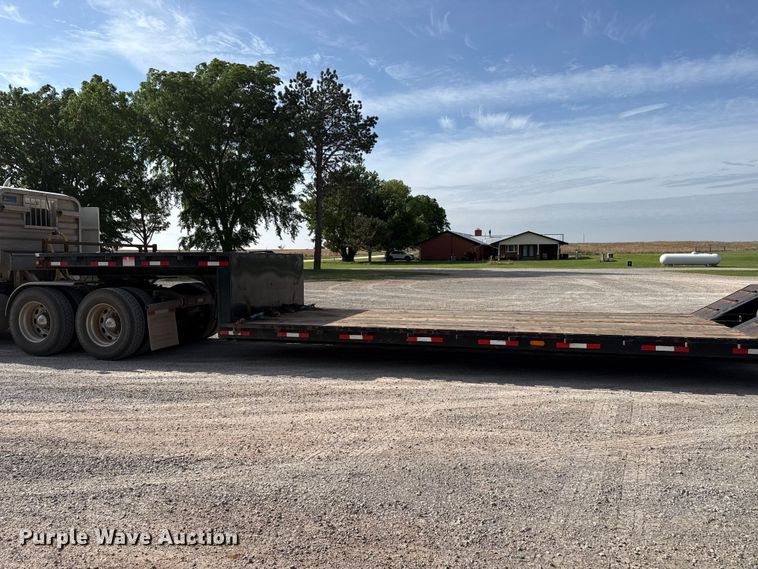 image for item EW4492 2011 Neville Built drop deck equipment trailer
