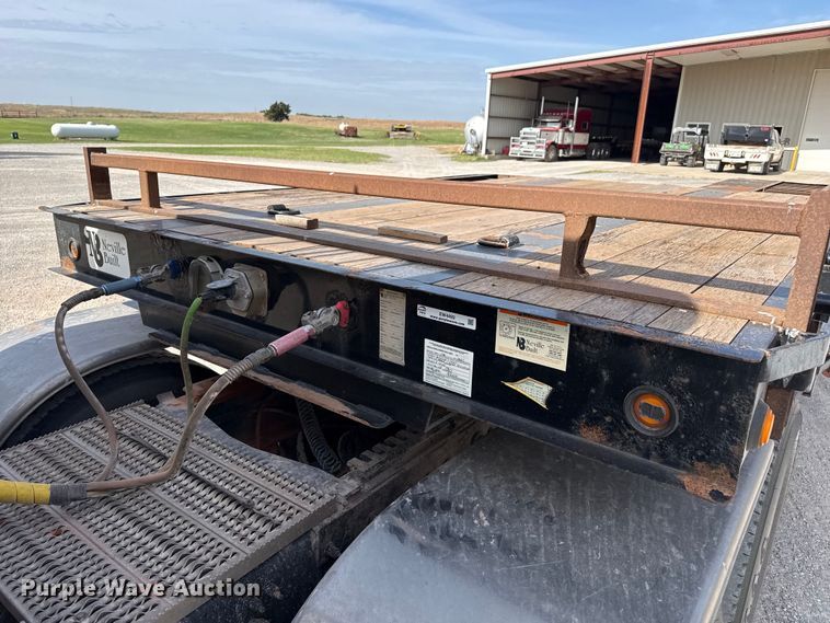 image for item EW4492 2011 Neville Built drop deck equipment trailer
