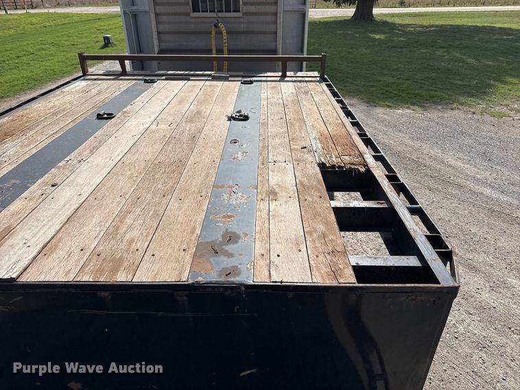 image for item EW4492 2011 Neville Built drop deck equipment trailer