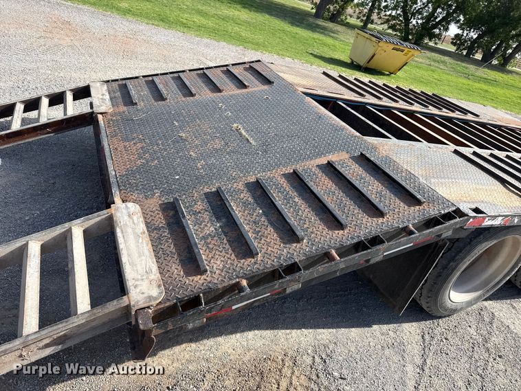 image for item EW4492 2011 Neville Built drop deck equipment trailer