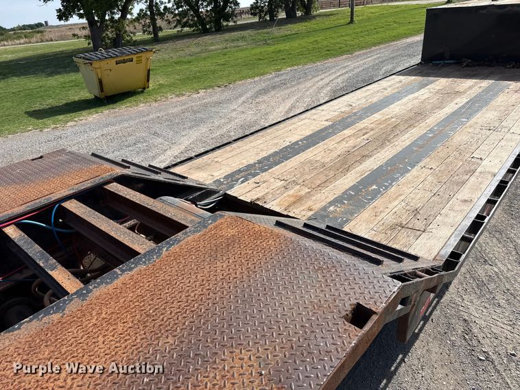 image for item EW4492 2011 Neville Built drop deck equipment trailer