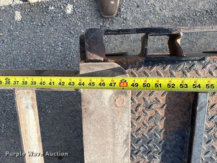 image for item EW4492 2011 Neville Built drop deck equipment trailer