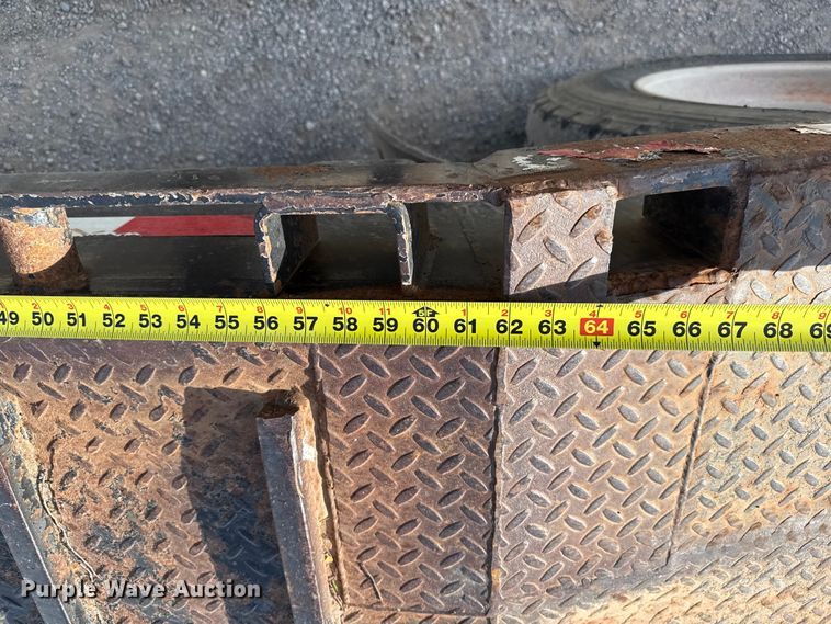 image for item EW4492 2011 Neville Built drop deck equipment trailer