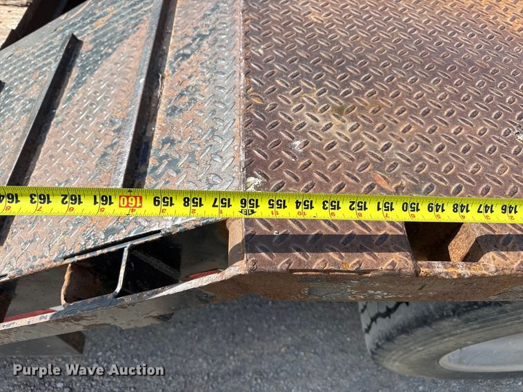 image for item EW4492 2011 Neville Built drop deck equipment trailer