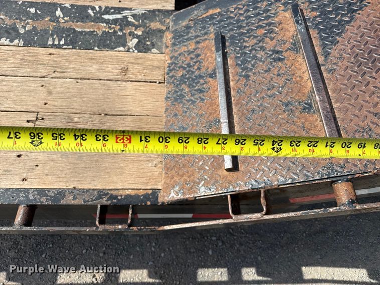 image for item EW4492 2011 Neville Built drop deck equipment trailer