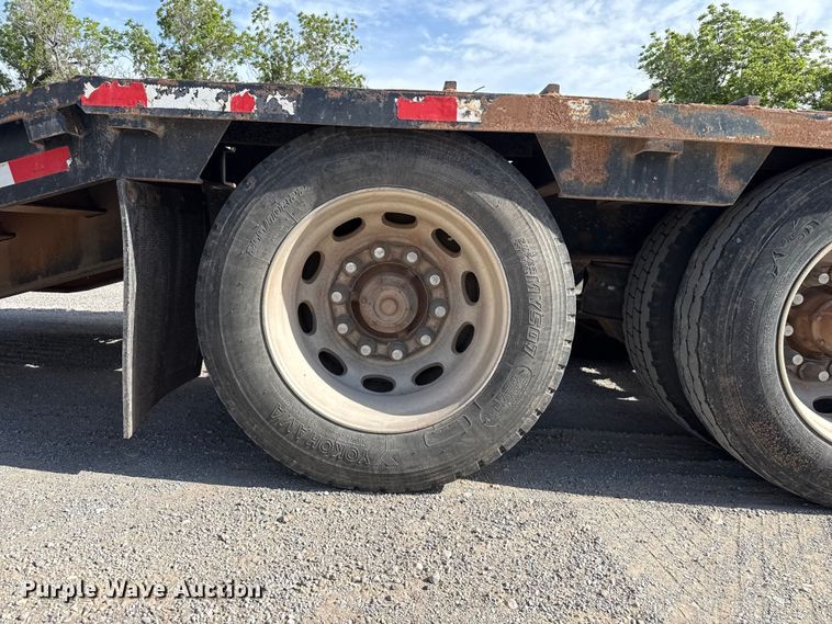 image for item EW4492 2011 Neville Built drop deck equipment trailer