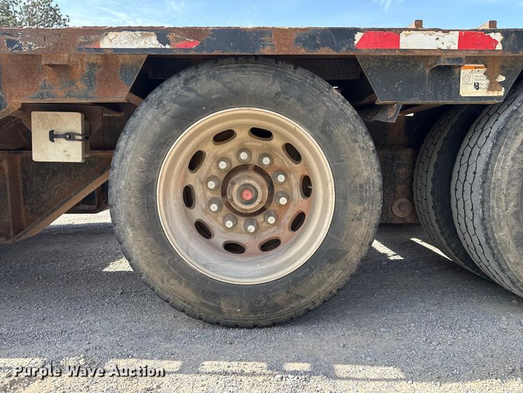 image for item EW4492 2011 Neville Built drop deck equipment trailer