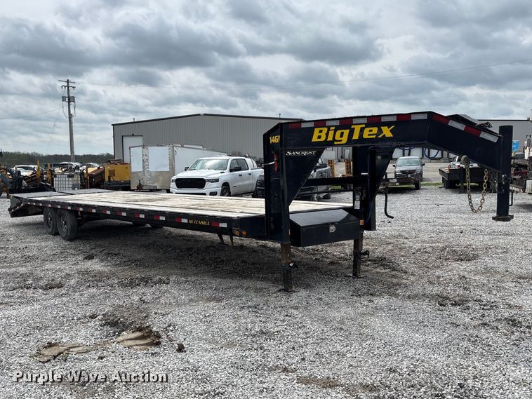 image for item FB3425 2022 Big Tex 14GN-28BK+5MR equipment trailer