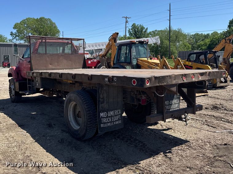 image for item FB7244 1999 Chevrolet C6500 flatbed truck