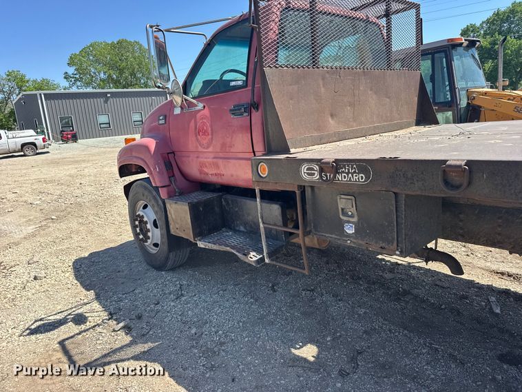 image for item FB7244 1999 Chevrolet C6500 flatbed truck