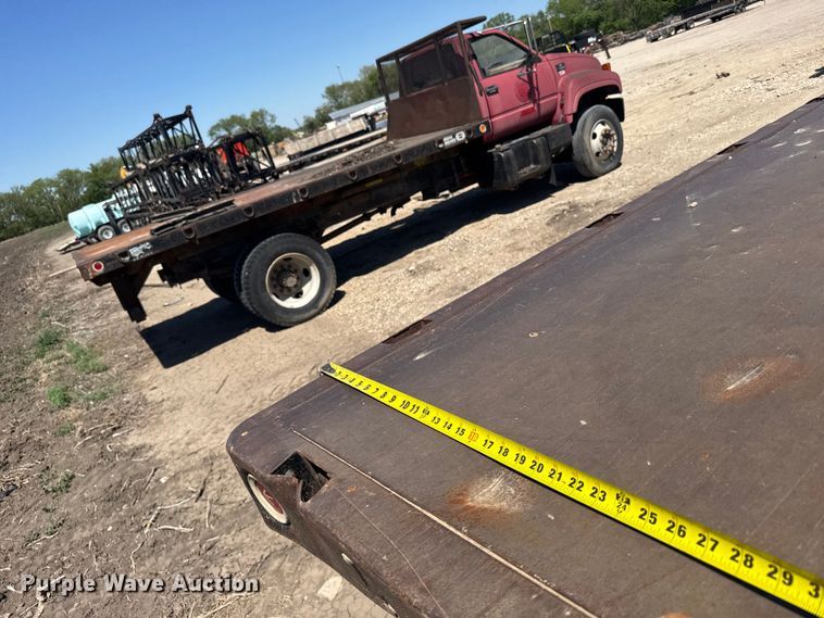 image for item FB7244 1999 Chevrolet C6500 flatbed truck