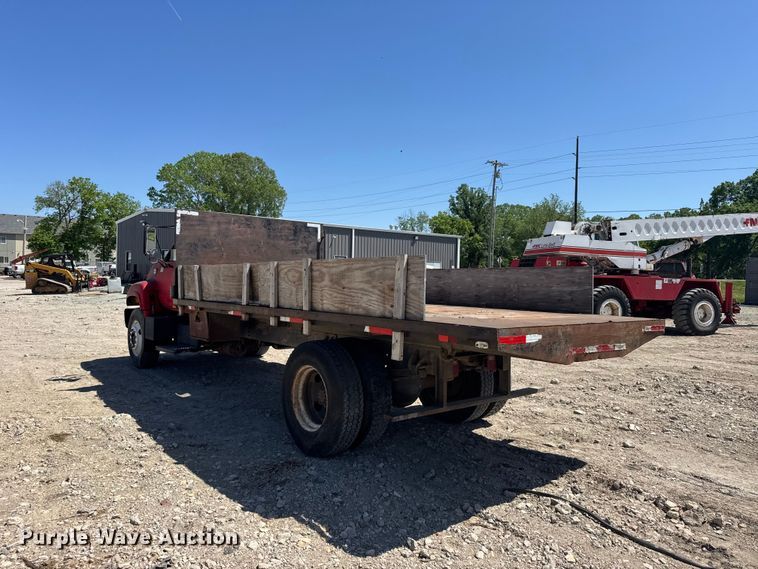 image for item FB7245 1997 GMC C6500 flatbed truck
