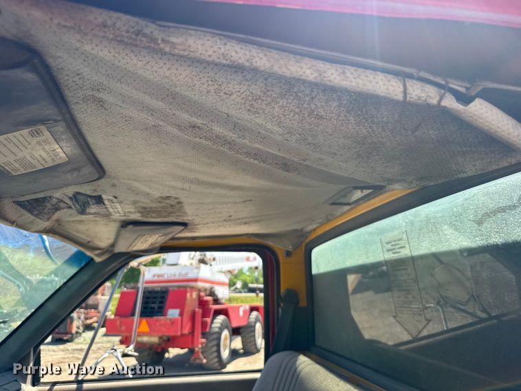 image for item FB7245 1997 GMC C6500 flatbed truck
