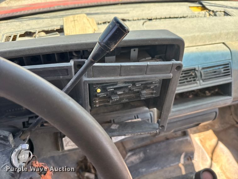 image for item FB7245 1997 GMC C6500 flatbed truck