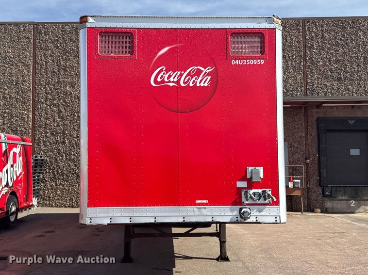 image for item FB7313 2004 Trailmobile delivery trailer