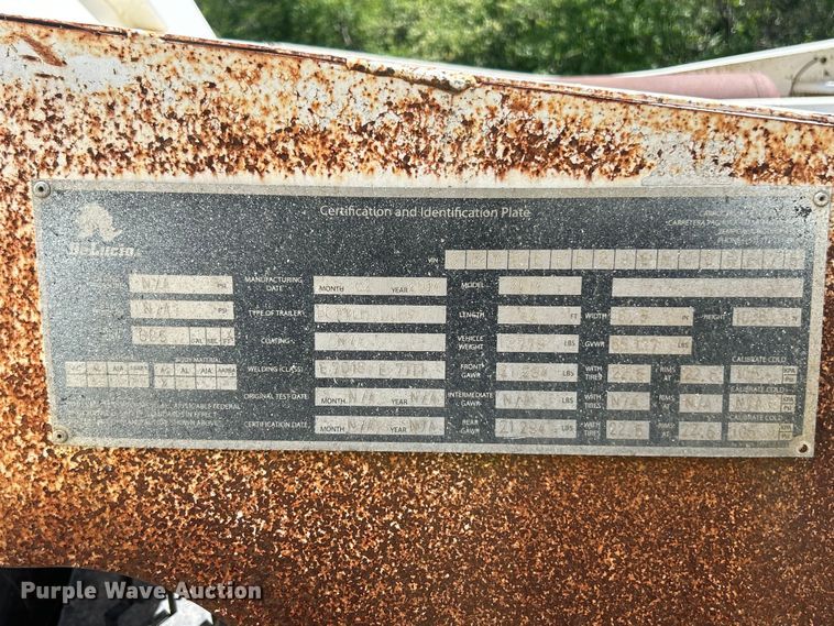image for item FC2528 2014 DeLucio bottom dump trailer