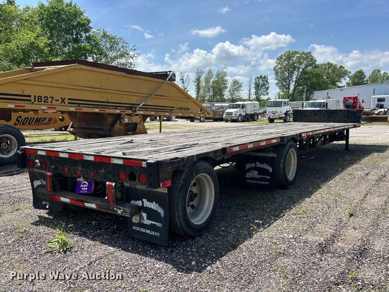 image for item FC2531 2002 Transcraft drop deck trailer