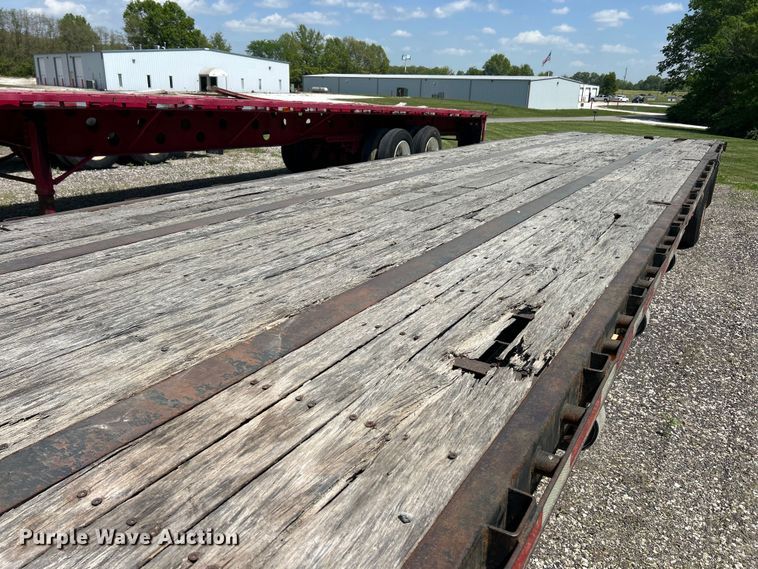 image for item FC2531 2002 Transcraft drop deck trailer