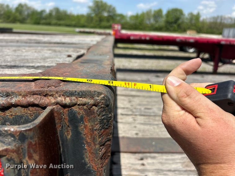 image for item FC2531 2002 Transcraft drop deck trailer