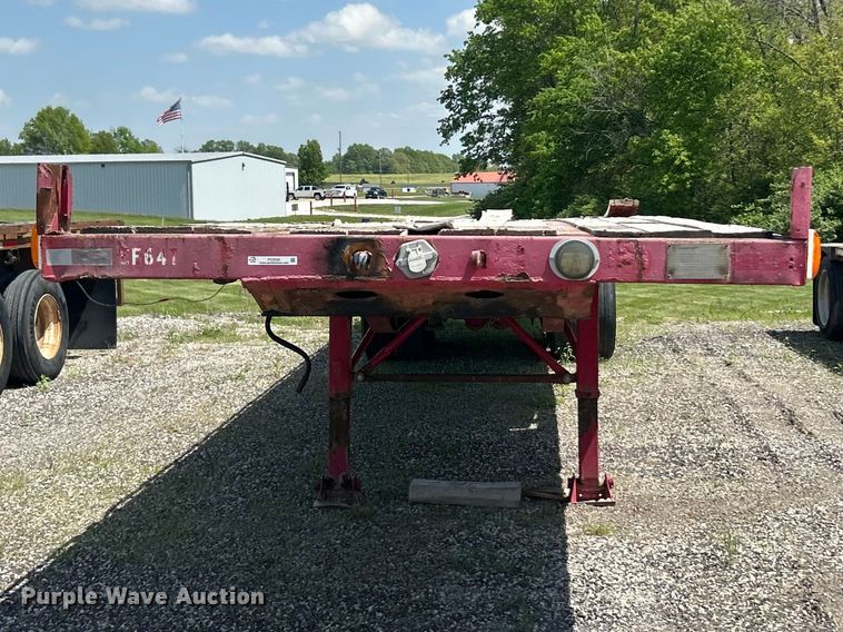 image for item FC2532 1978 Transcraft TL-40 flatbed trailer
