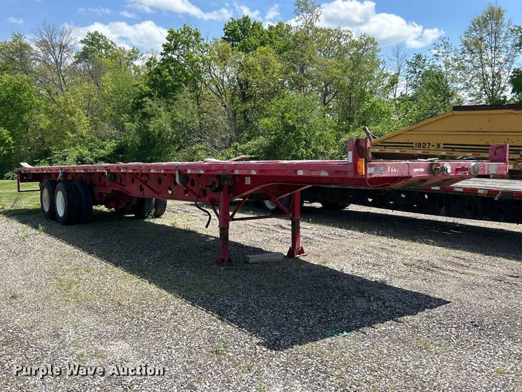 image for item FC2532 1978 Transcraft TL-40 flatbed trailer