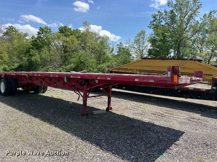 image for item FC2532 1978 Transcraft TL-40 flatbed trailer