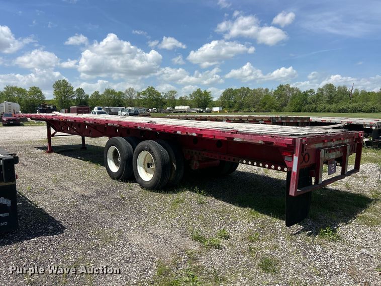 image for item FC2532 1978 Transcraft TL-40 flatbed trailer