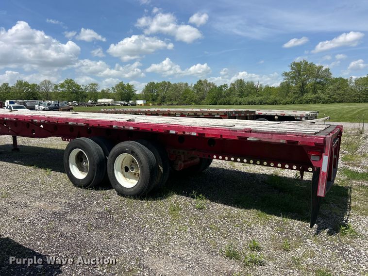 image for item FC2532 1978 Transcraft TL-40 flatbed trailer