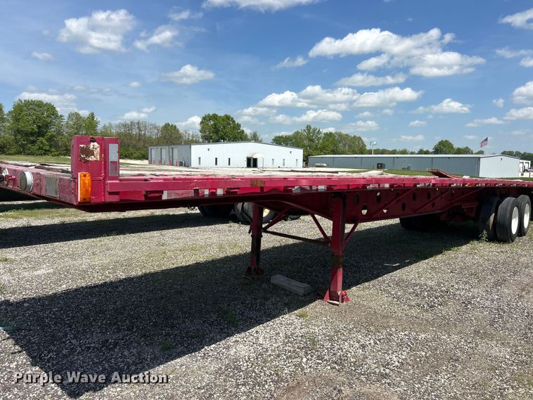 image for item FC2532 1978 Transcraft TL-40 flatbed trailer