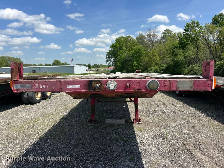 image for item FC2532 1978 Transcraft TL-40 flatbed trailer