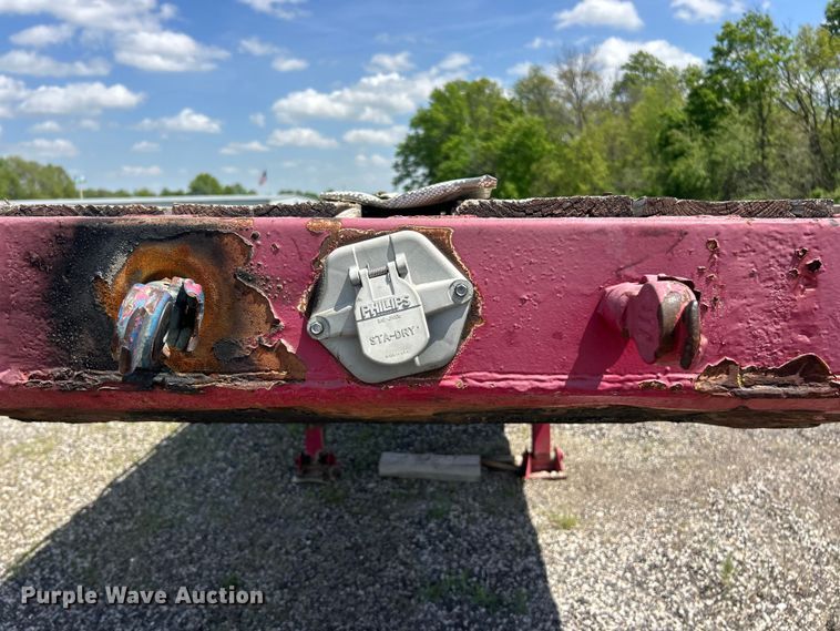 image for item FC2532 1978 Transcraft TL-40 flatbed trailer