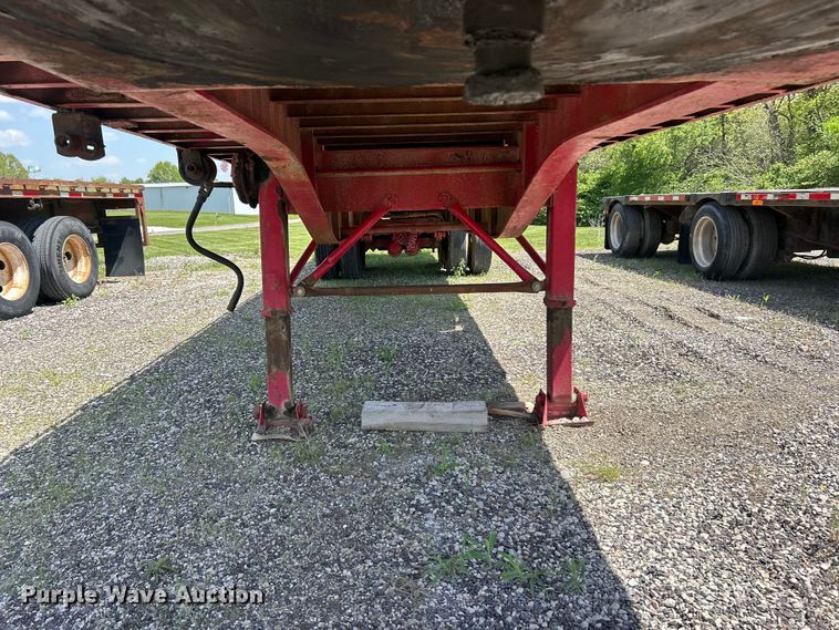 image for item FC2532 1978 Transcraft TL-40 flatbed trailer