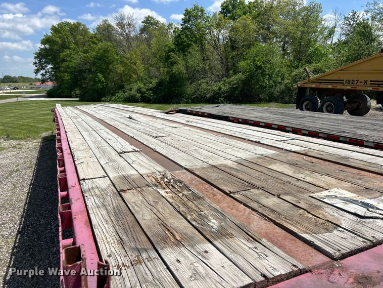 image for item FC2532 1978 Transcraft TL-40 flatbed trailer