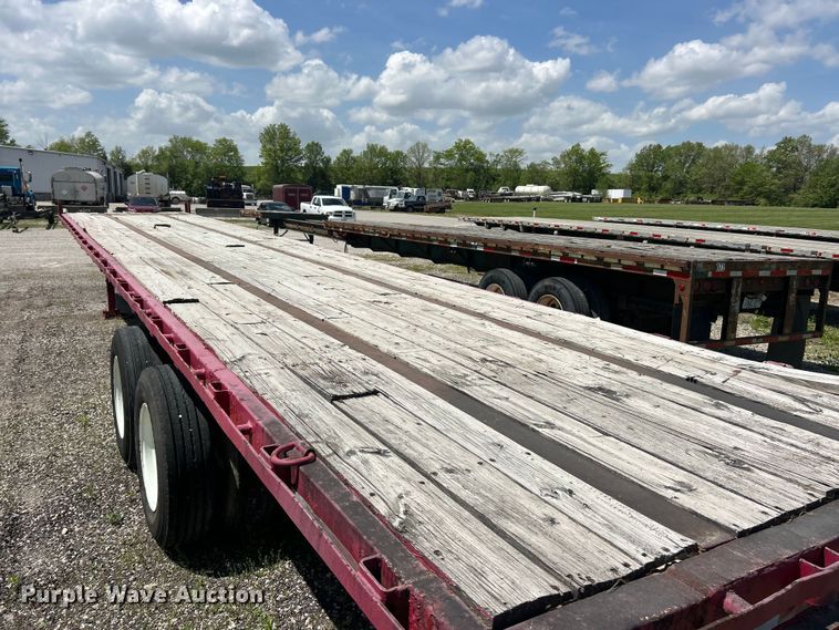 image for item FC2532 1978 Transcraft TL-40 flatbed trailer