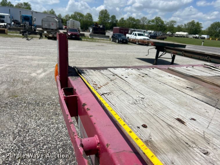image for item FC2532 1978 Transcraft TL-40 flatbed trailer