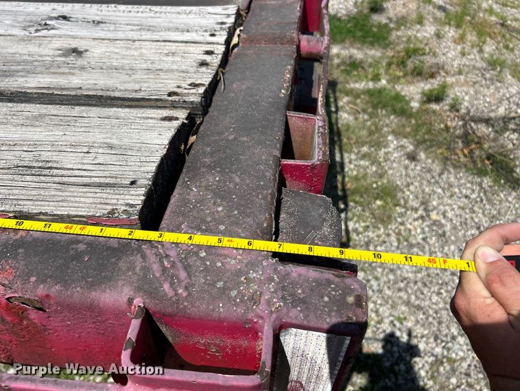 image for item FC2532 1978 Transcraft TL-40 flatbed trailer