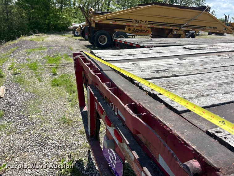 image for item FC2532 1978 Transcraft TL-40 flatbed trailer