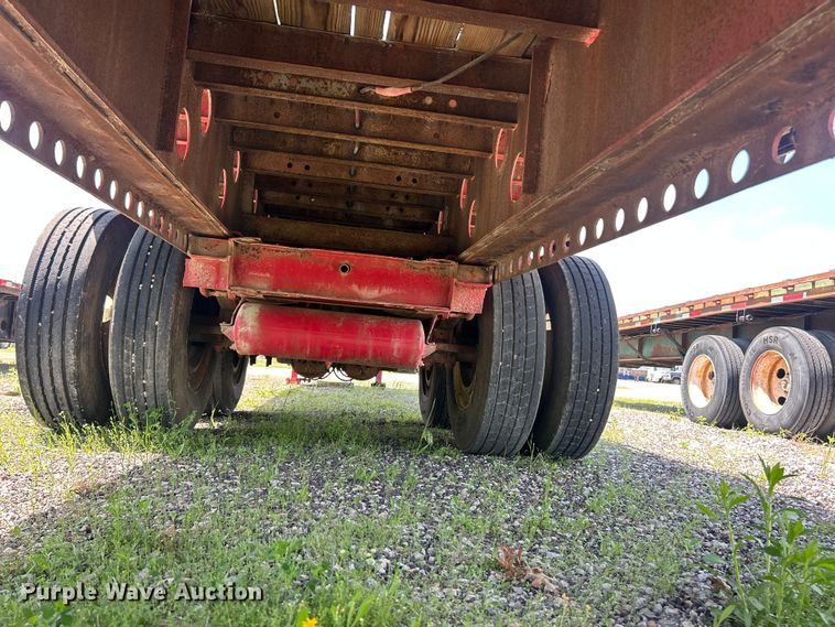 image for item FC2532 1978 Transcraft TL-40 flatbed trailer
