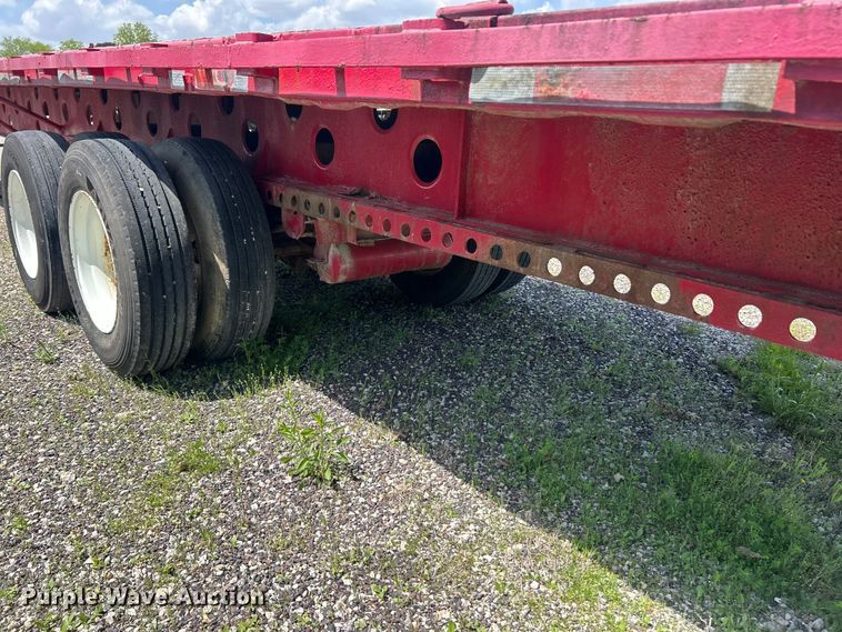 image for item FC2532 1978 Transcraft TL-40 flatbed trailer