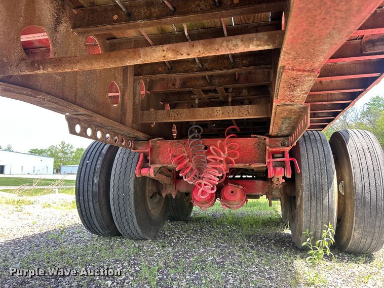 image for item FC2532 1978 Transcraft TL-40 flatbed trailer